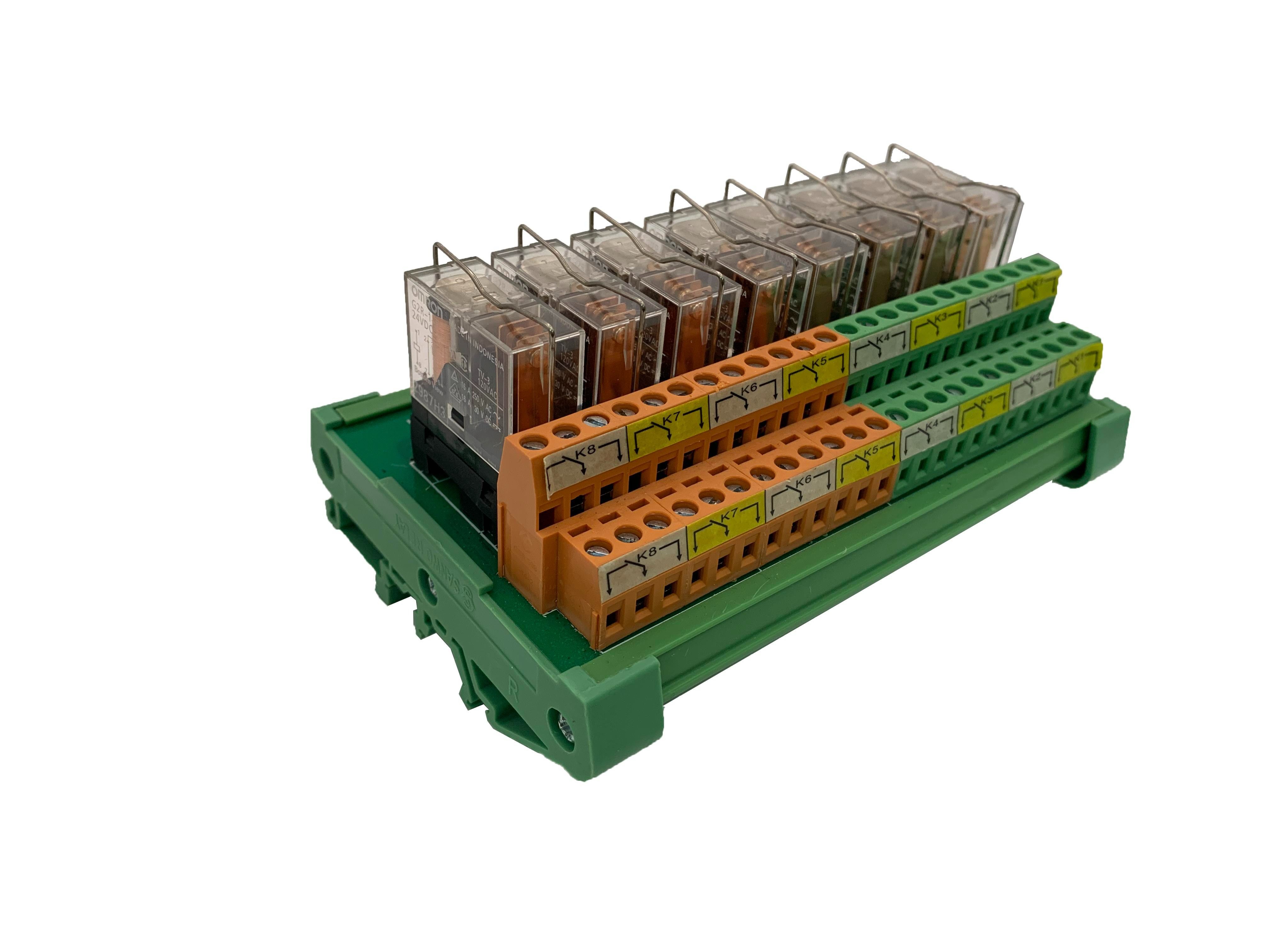 G2R-1-E DC24V 8路無(wú)壓敏電阻版