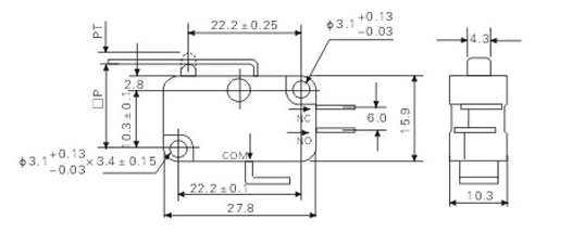 鼎悅電子帶你了解歐姆龍微動(dòng)開關(guān)V-15-1C25